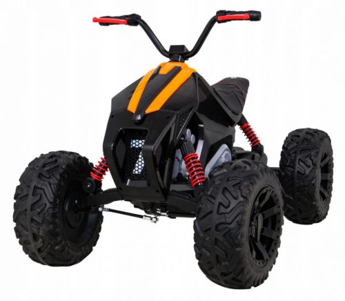  Quad Lucky Seven Nero a batteria + Ruote EVA + Avvio Libero + LED + MP3