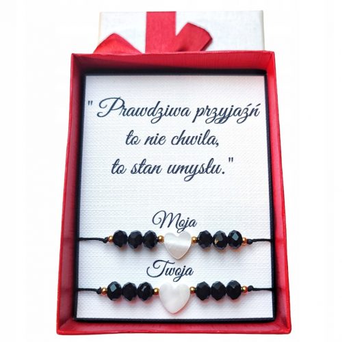  Braccialetti dell'amicizia Amici Amici Sorelle Stringa Felicità