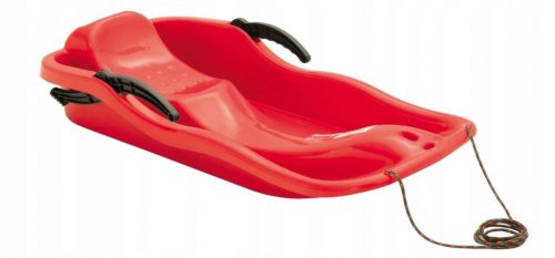  TULMI Bobas con freno, plastica, 87x40x18 cm, portata 50 kg, rosso