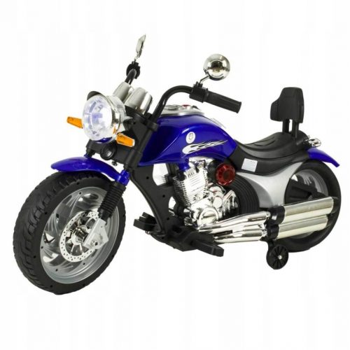  Motocicletta Chopper a batteria per bambini Trike luci musicali MOTO-L-9-BLUE