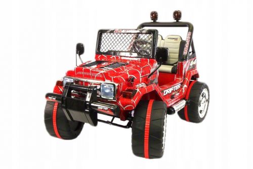  MEGA JEEP DRIFFTER ESCLUSIVO PER 2 BAMBINI, AVVIAMENTO/VERNICIATURA GRATUITO. SIE MORBIDO