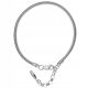  Bracciale con charm lunghezza regolabile 17-21 cm in argento 925 in scatola