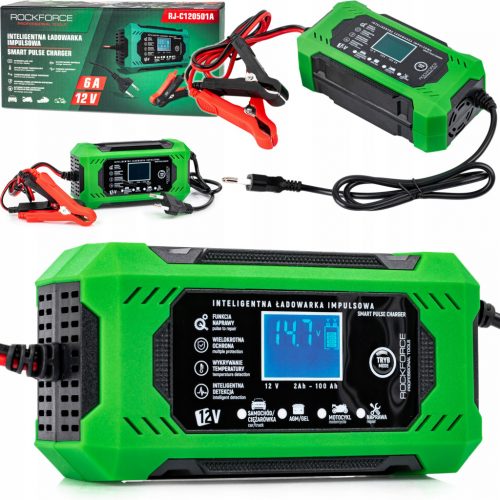  Raddrizzatore di impulsi per batteria LCD 12V 6A Caricabatteria FUNZIONE RIPARAZIONE