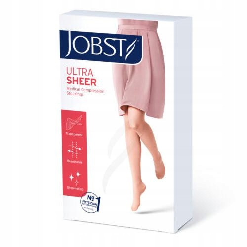  CALZINI AL GINOCCHIO DA DONNA NATURAL JOBST ULTRA VETRATI CCL1 MISURA 2