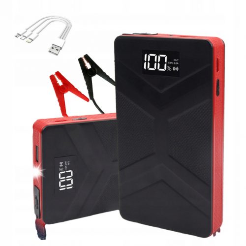  AVVIAMENTO DI EMERGENZA ALIMENTATORE DA AUTO 28000 MAH POWER BANK DISPLAY LCD