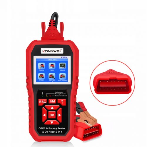  TESTER BATTERIA SCANNER PER AUTO KONNWEI KW890