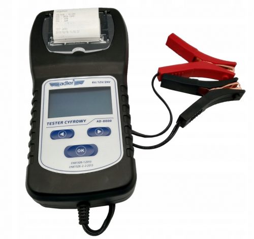  TESTER BATTERIA DIGITALE ADLER AD-8000 6/12/24V