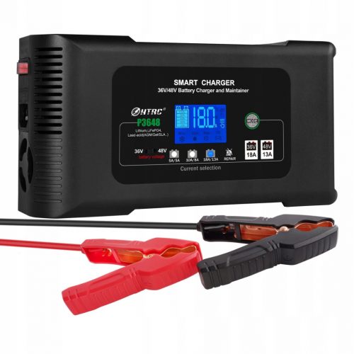  RADDRIZZATORE BATTERIA CARICABATTERIE AUTOMATICO SMART 48V 13A/36V 18A