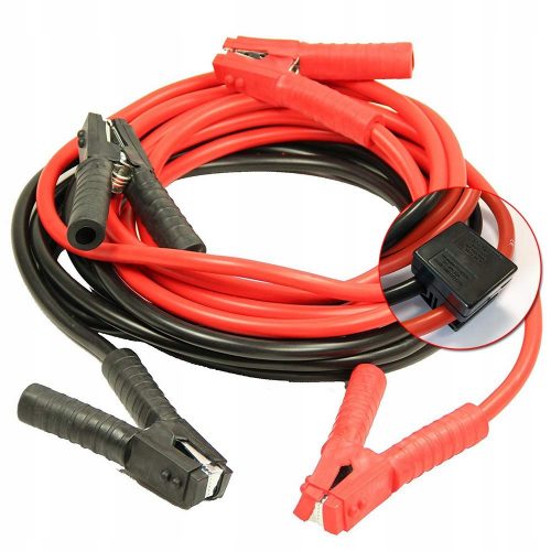  2 cavi jumper per auto da 6 m, 12 V/24 V, 1200 A.