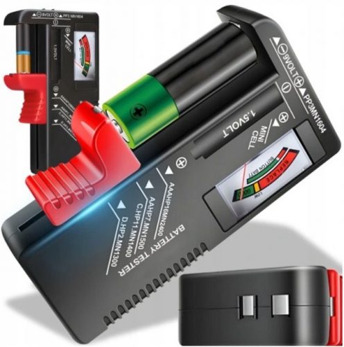  TESTER ANALOGICO E MISURATORE BATTERIA AA AAA R14