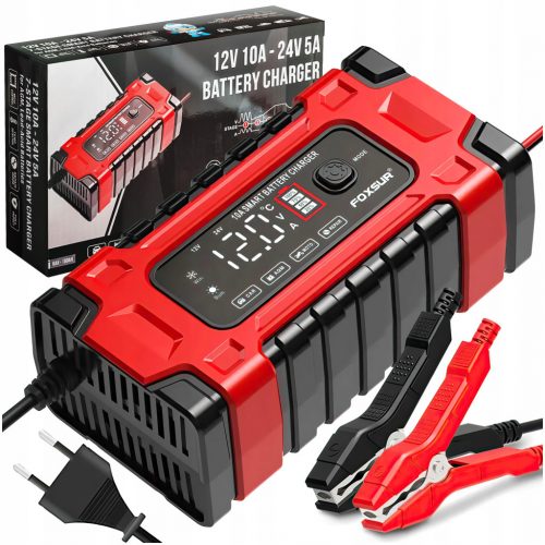  RADDRIZZATORE AUTOMATICO BATTERIA AUTO CON FUNZIONE RIPARAZIONE 10A