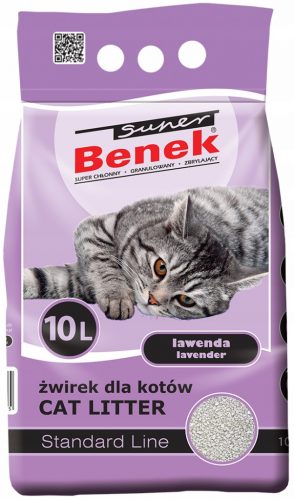  Lettiera in bentonite lavanda Super Benek 10 l