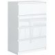  Cassettiera Meble Masztalerz POLA 70 x 39 x 102 cm bianco lucido