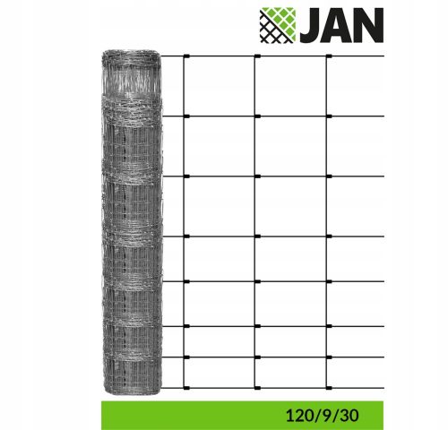 Recinzione Jan argento rete 1,2x50 m