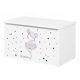  Baule portagiochi Baby Boo 70 x 40 cm bianco