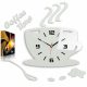 Orologio da parete ModernClock bianco, nero 64 cm