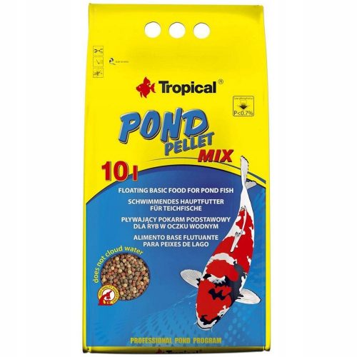  Mangime per pesci Tropical Pond Pellet Mix 10 l