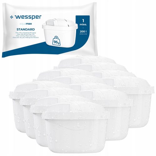  Inserto filtrante per la caraffa Wessper AquaMax, 12 pz.