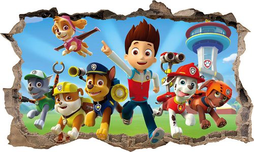 Adesivo poster 3D XXL+ di Paw Patrol