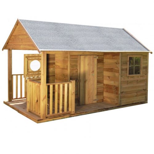 Casetta per bambini 4iQ Group, in legno, 12 m+