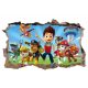 Adesivo da parete Paw Patrol 47x77 cm, multicolore