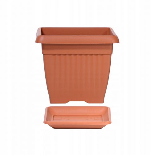  Vaso da fiori Prosperplast 37 x 30 cm, plastica, tonalità arancio