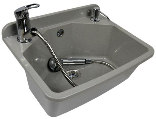 Lavabo Ferro DRK, tonalità del grigio