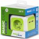 Ciabatta GreenBlue MagicCube GB118, 4 prese, 1,4 m, verde