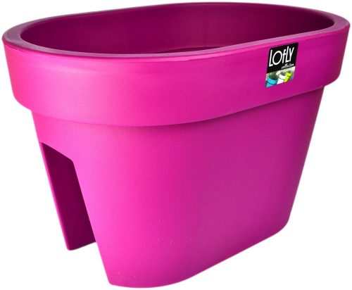  Vaso da fiori Prosperplast 40 cm x 27 x 25 cm, plastica, sfumature di rosa