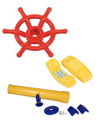 Set da gioco per timoneria telefonica telescopio del capitano