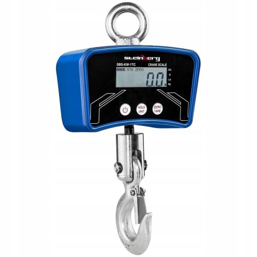 Bilancia a gancio Steinberg SBS-KW-1TC 1000 kg blu