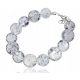  Bracciale Arande in argento con cristalli, 19 cm. 925