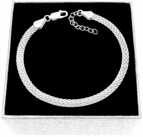  BRACCIALE DA DONNA IN ARGENTO SPESSO, TUBO TRAFORATO IN ARGENTO 925 PER UN REGALO