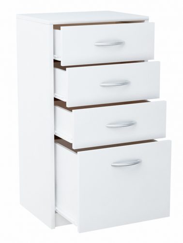  Cassettiera Matkam 45 cm WHITEMATKAM 45.01 x 35 x 85 cm bianco opaco