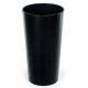  Vaso da fiori Lamela 25 cm x 25 x 47 cm diametro 25 cm plastica nera