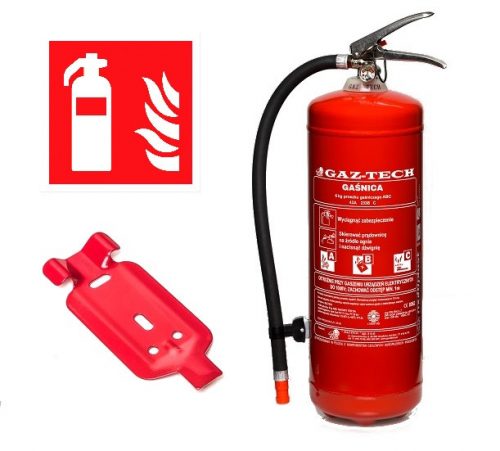 Estintore a polvere Gaz-tech GP-6x ABC ES 6 kg