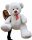  Odol mascotte orsacchiotto di peluche, bianco, 190 cm