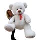  Odol mascotte orsacchiotto di peluche, bianco, 190 cm