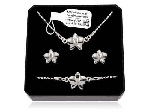  Gioielli Lavart KC211 orchidee in argento