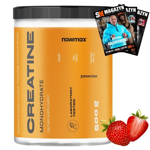  Creatina in polvere alla fragola nowmax 500 g