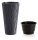  Vaso da fiori Prosperplast 30 cm x 30 x 53 cm diametro 30 cm plastica nera