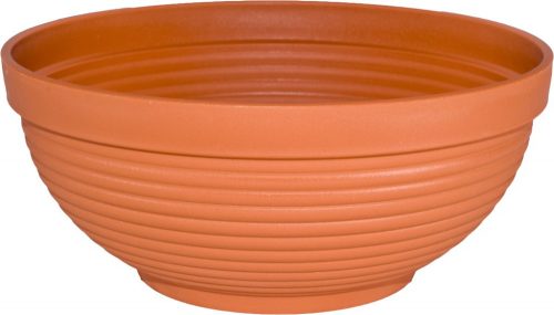  Vaso da fiori Szemikowie 44 cm x 44 x 19,5 cm diametro 44 cm plastica tonalità arancio