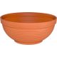  Vaso da fiori Szemikowie 44 cm x 44 x 19,5 cm diametro 44 cm plastica tonalità arancio