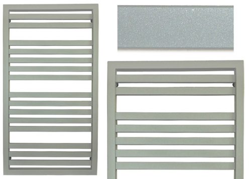  Radiatore da bagno ad acqua Hydro-Mat 588 W 530 x 980 mm cromo, grigio