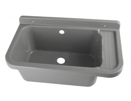 Lavabo multiuso 60x34x21cm. GRIGIO 092