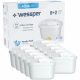  Inserto filtrante per la caraffa Wessper AquaMax, 10 pz.