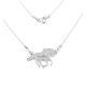  COLLANA CAVALLO IN ARGENTO CAVALLO STALLONE scatola + incisione