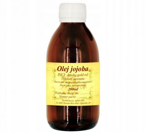  Olio di jojoba non raffinato, 200 ml