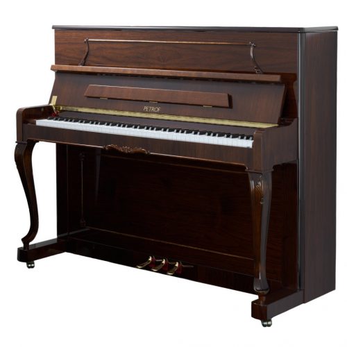  Pianoforte Chippendale Petrof P118 C1 - noce lucido