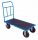 Carrello da magazzino con pianale 100x60, RUOTE GONFIATE